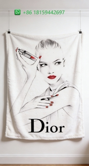 Dior Throw Blankets